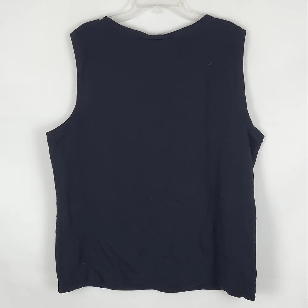 Bundle Lot of 2 Karen Scott Tank Tops Womens XXL Casual Curvy Plus Size Gorpcore - Picture 6 of 6